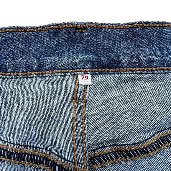 LEVI’S FIVE POCKET DENIM SHORTS BUTTON ZIP | SIZE: 29 - Picture 6 of 8